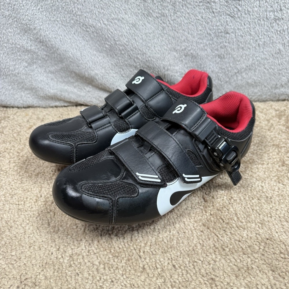 Peloton Cycling Shoes Black Red EU 40 US Womens 9 Athletic Bike Sneakers